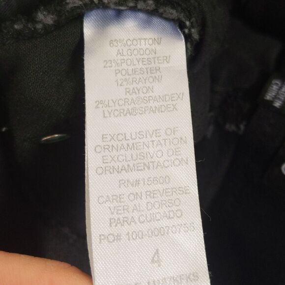 Mac & Me black/gray wash, mod rise, slim stretch jeans, tummy control 4 - Picture 6 of 7